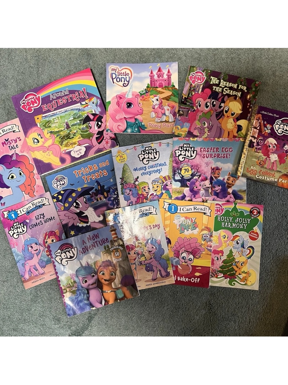 Bundle Of 13 My Little Pony Books Christmas Easter Halloween